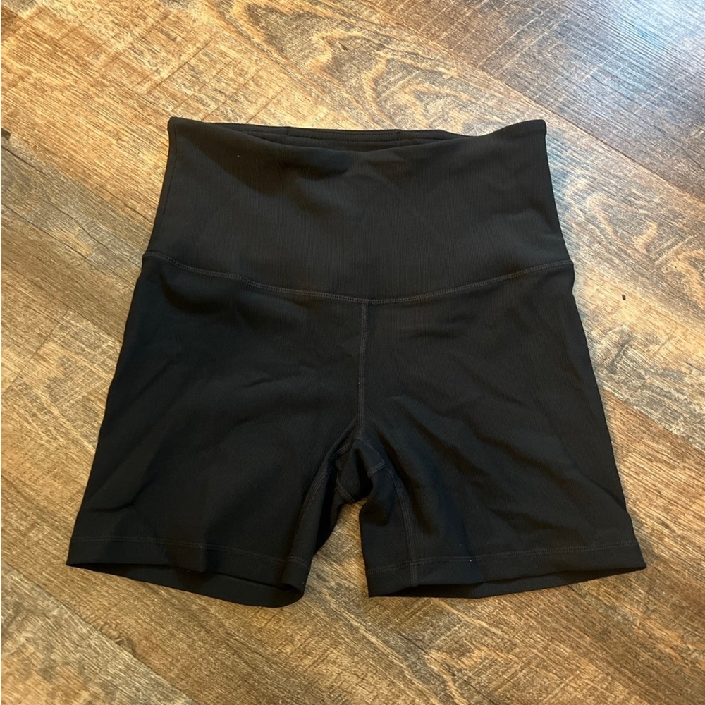 Zella Black Bike Shorts High-Waisted Athletic